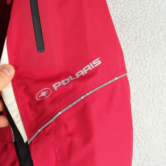Polaris Winter Jacket Womens Small Red Black Snowmobile Outdoor Hiking - Picture 4 of 12